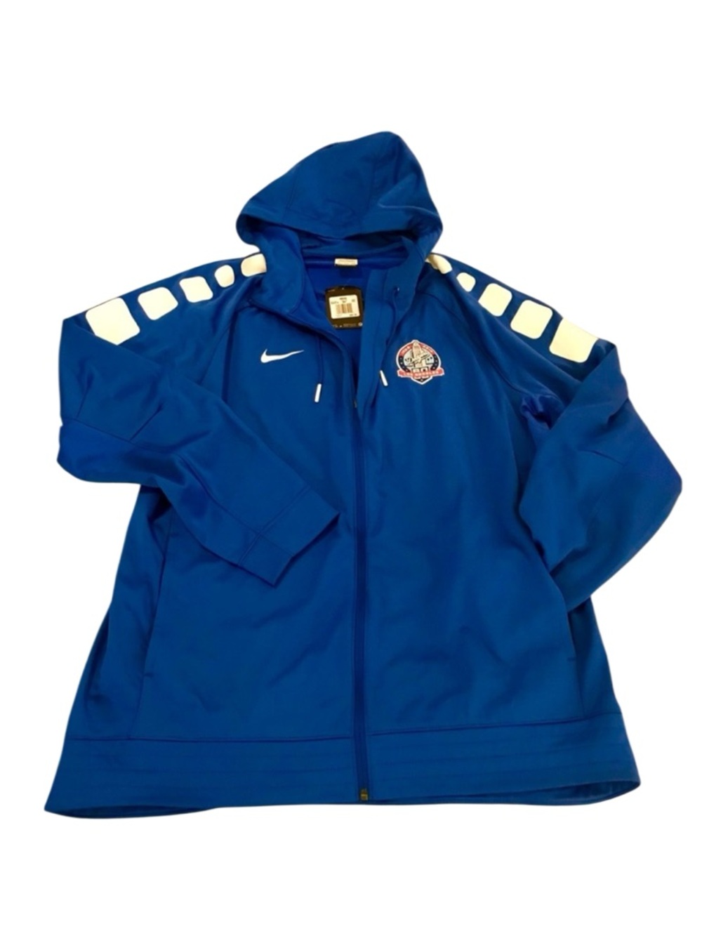 Nike Therma-FIT LA Dodgers Full Zip Hoodie Blue Size M